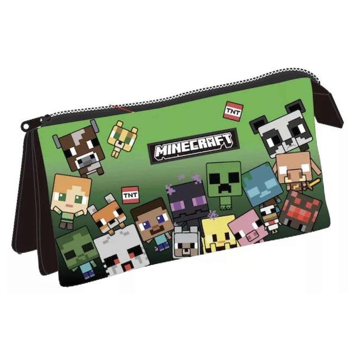Minecraft Federmäppchen Minecraft Characters 3-fach Federmäppchen 22 cm