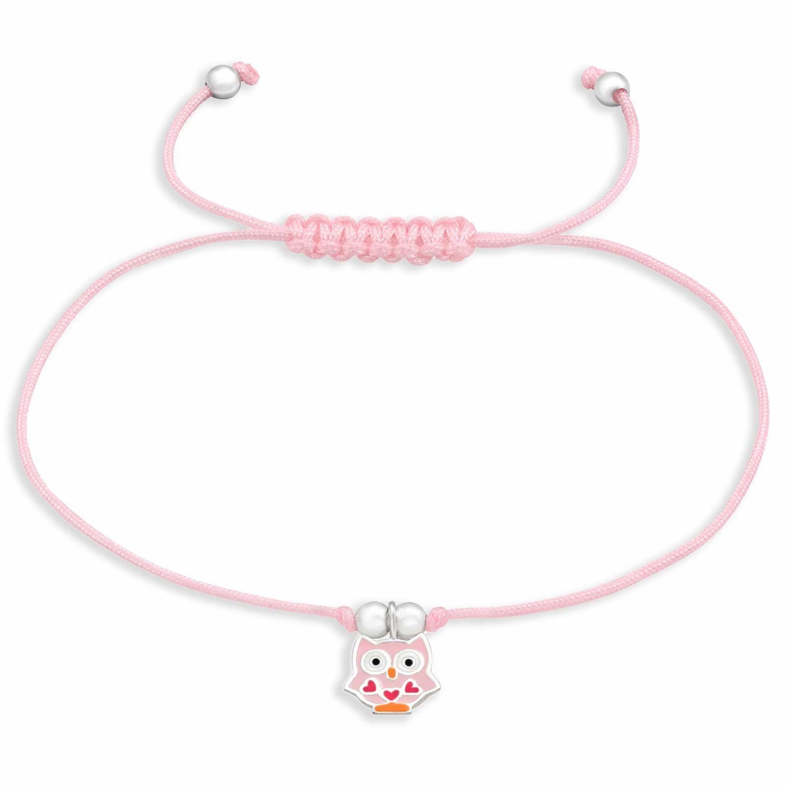 Silberarmband Armband mit Eulen Anhänger aus 925 Silber