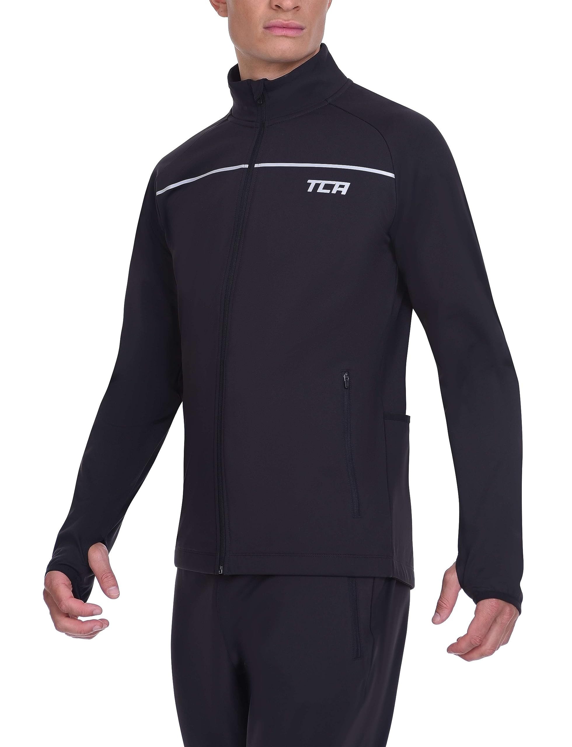 TCA Fahrradjacke Herren Thermische Radlaufjacke - Reflektierende Jacke - Sc günstig online kaufen