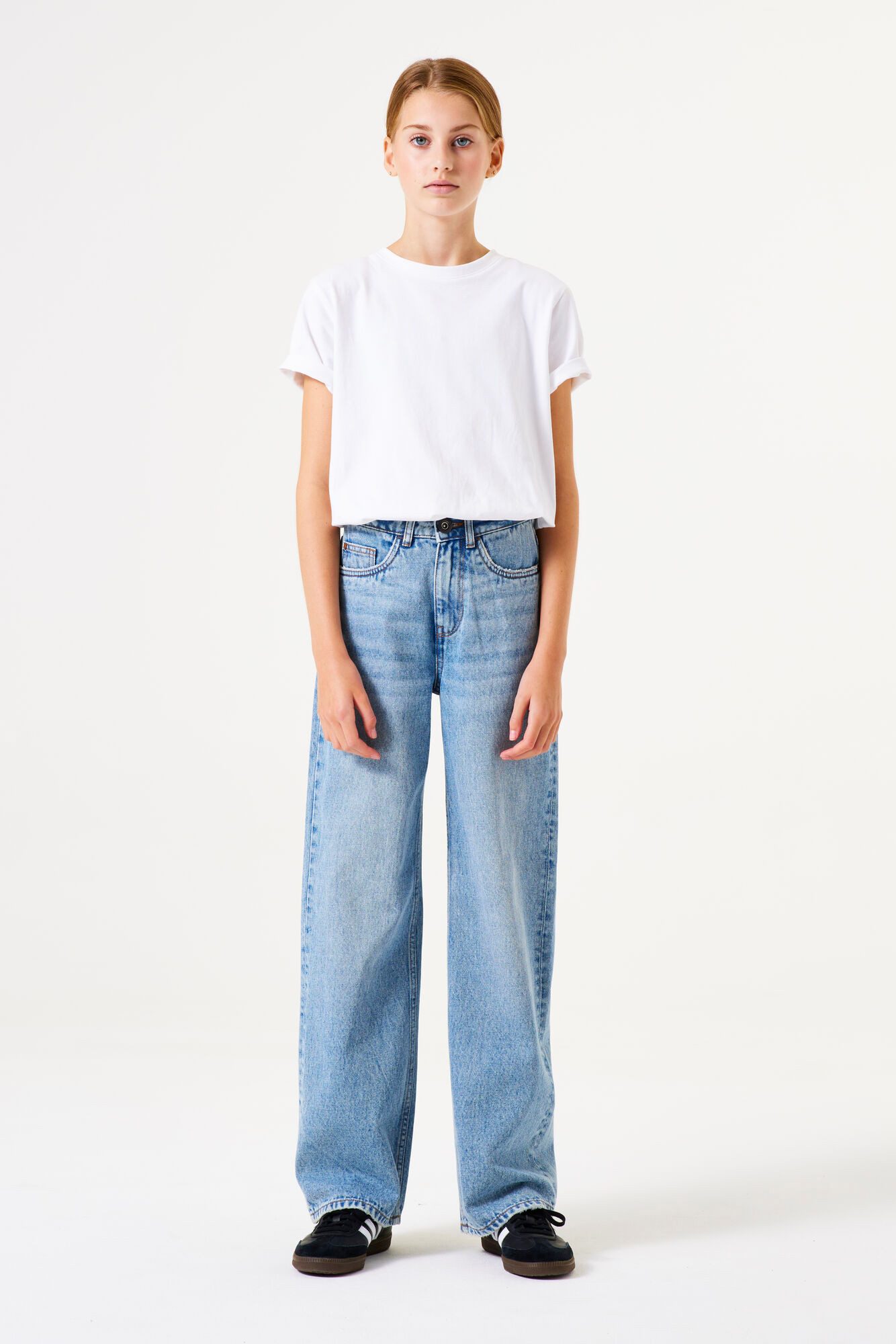 Garcia Schlagjeans Ilvy for Girls, mit weitem Bein