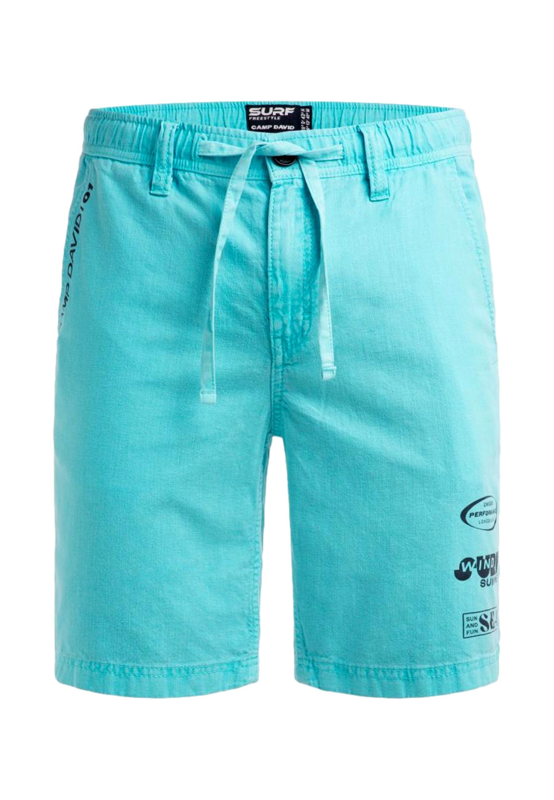 CAMP DAVID Shorts Bermudashorts Windsurfing kurze Hose mit vielen (1-tlg)