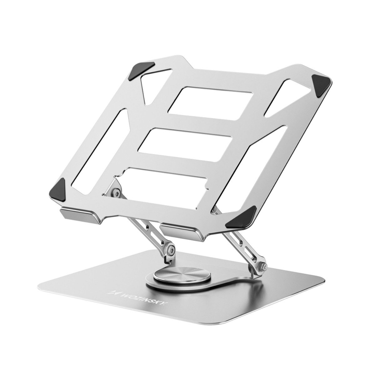 Wozinsky Laptop-Ständer WDCX-X19-AB, (bis 16 Zoll, 360° Drehfunktion, Stahlrahmen, klappbares Design)