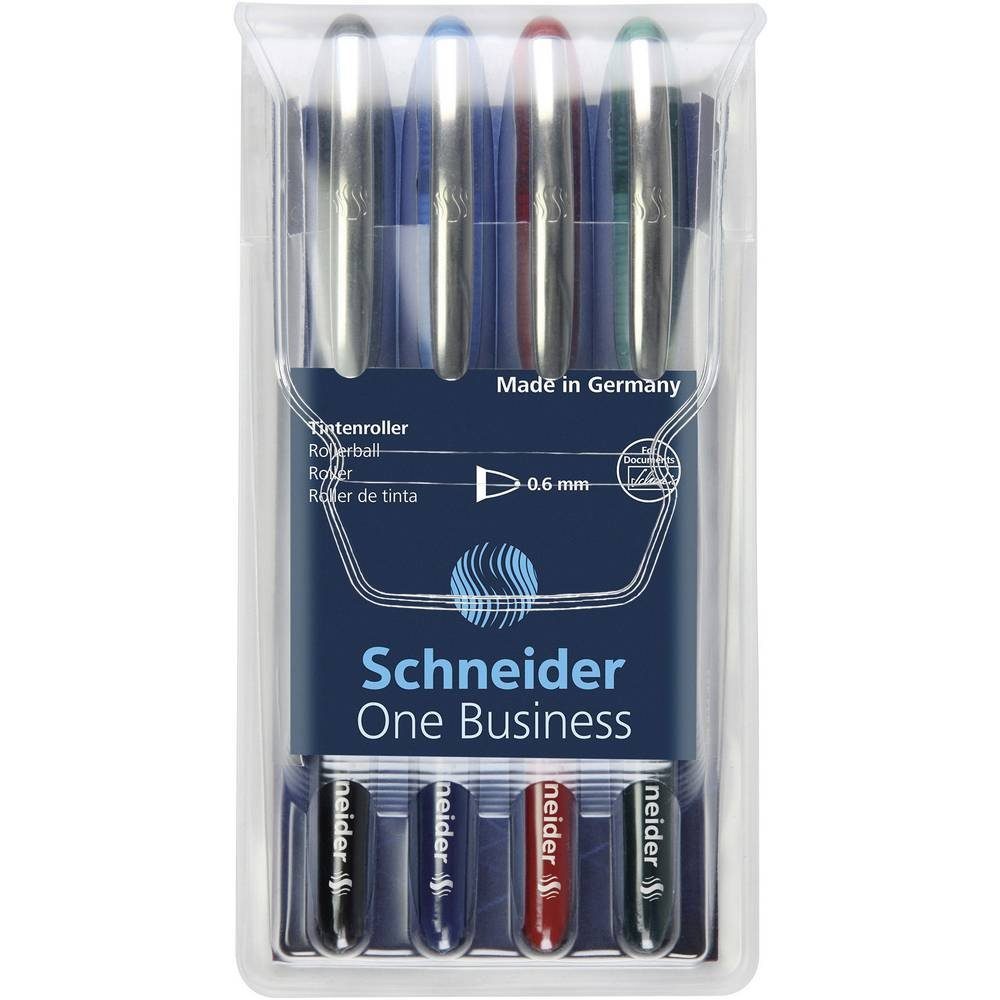 4er-Etui Tintenroller Tintenkugelschreiber 06 Schneider