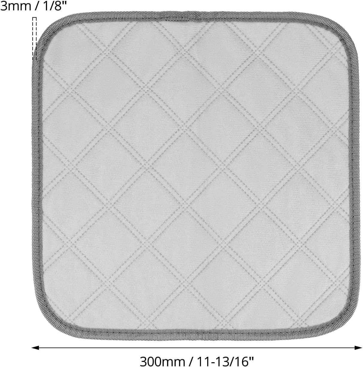 FELIXLEO Hundematte Pipipads Meerschweinchen 4 Stück Waschbar Rutschfest Grau 30x30cm