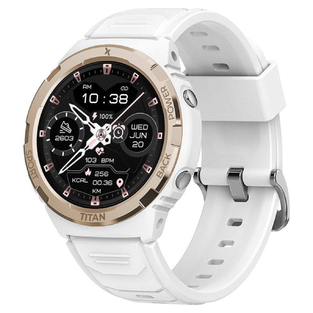 Maxcom FW100 Valkiria Robuste Smartwatch mit 1,3 Zoll AMOLED-Display Smartwatch