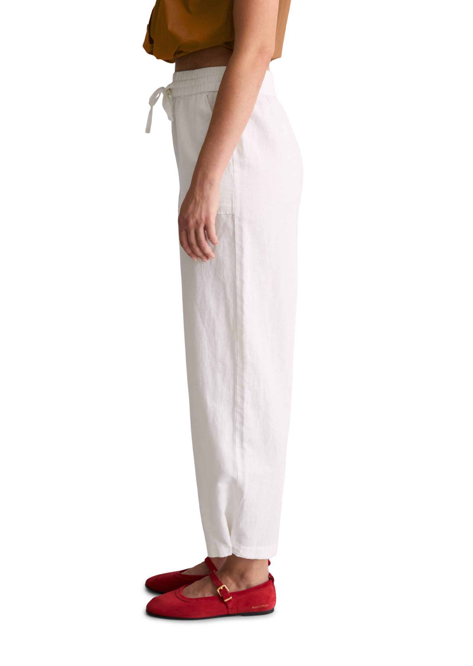 Marc O'Polo DENIM Chinohose aus Leinen-Baumwolle-Mix