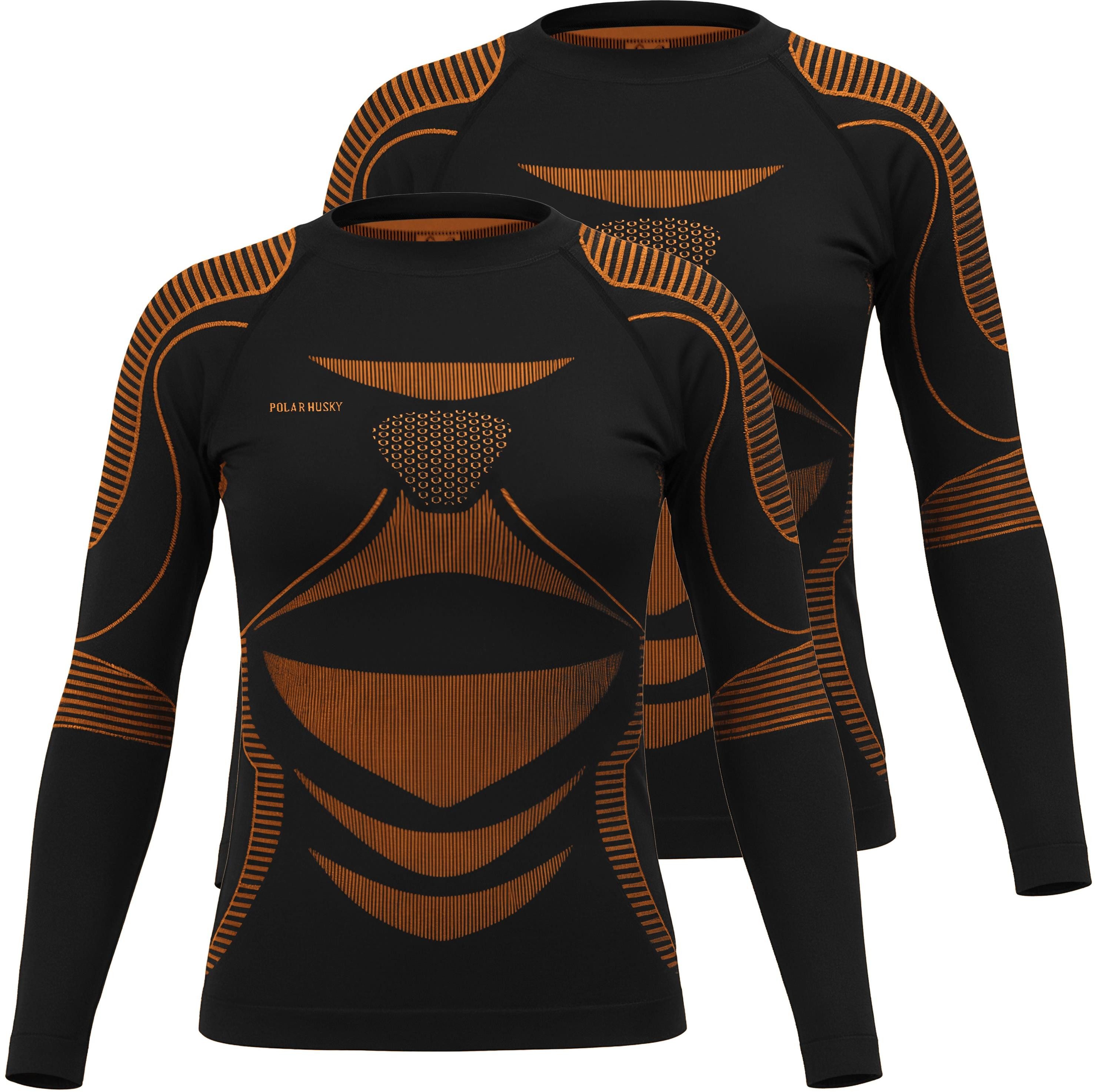 Schwarz/Orange