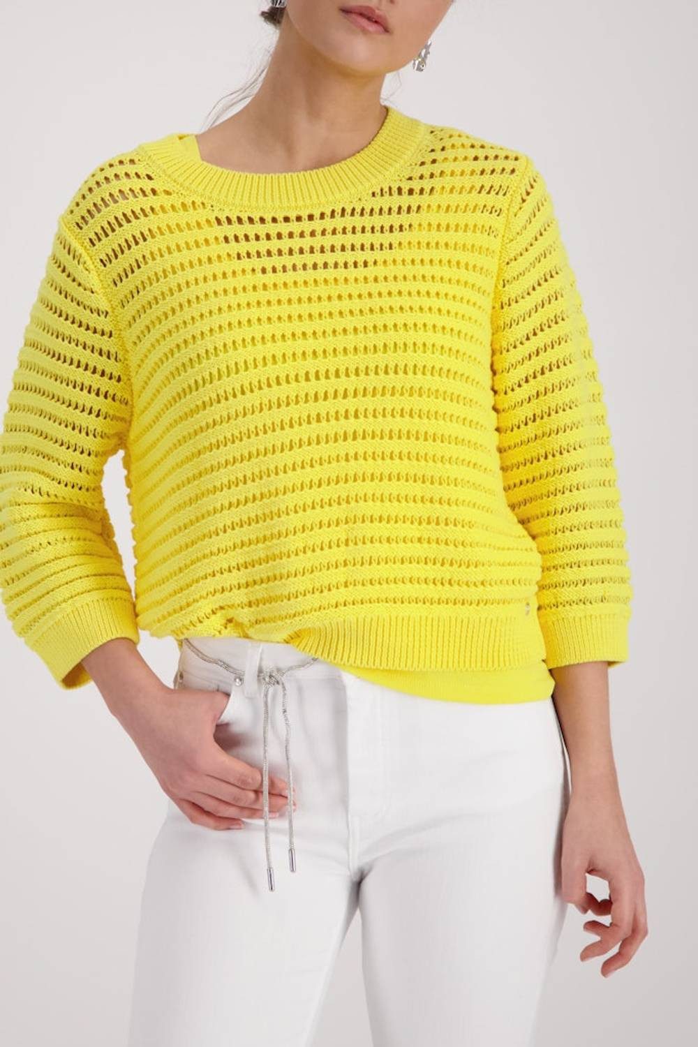 Monari Rundhalspullover