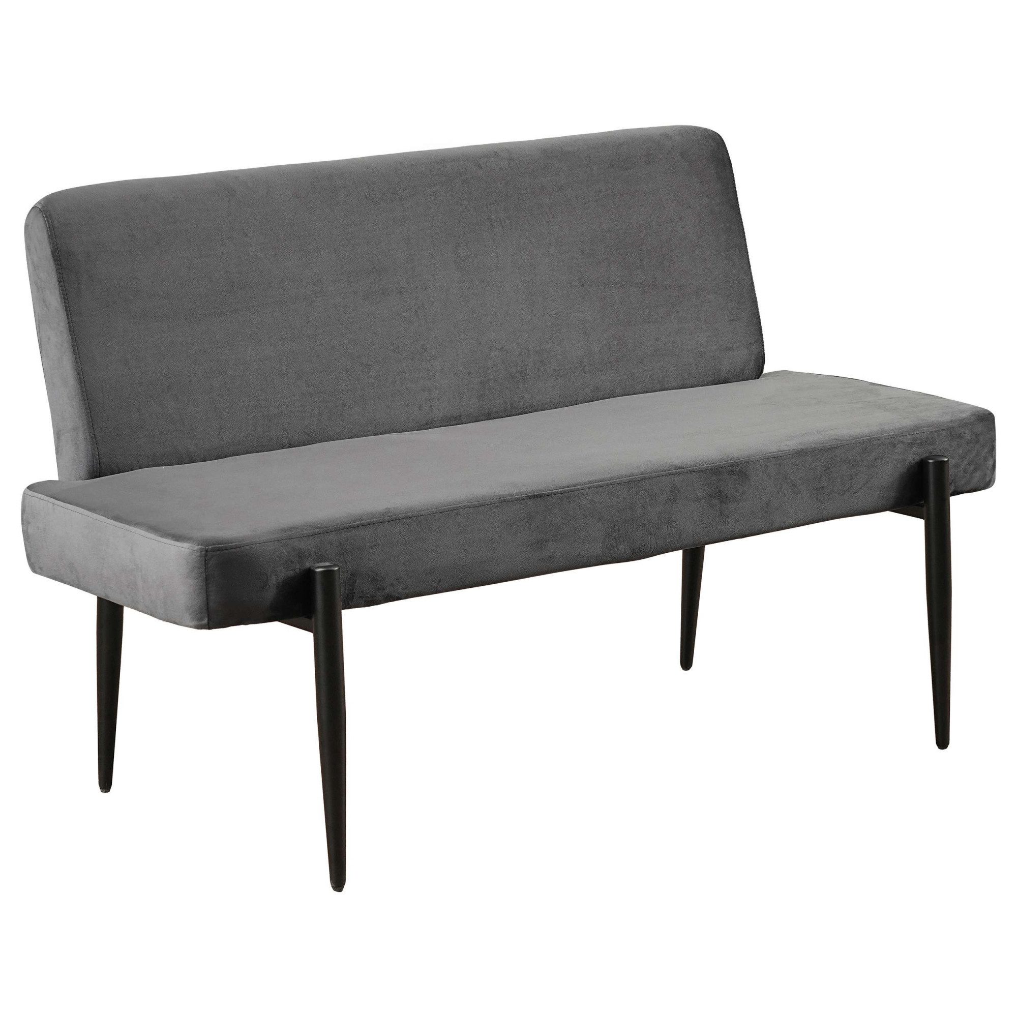 OTTO home Essbank Frida, Federkern, pflegeleichtem Velours oder Webstoff Bezug, Breite 160 cm