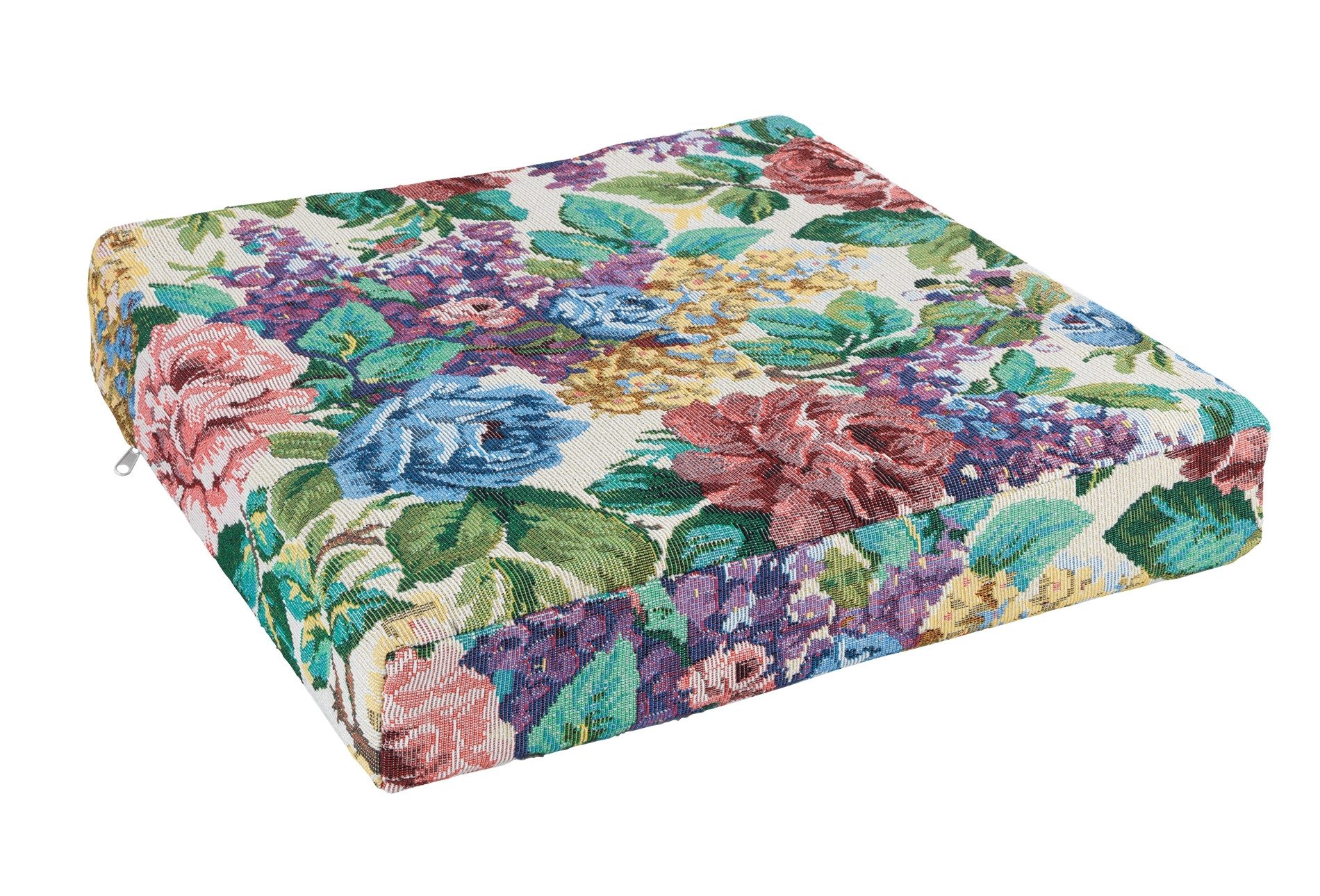 Sitzkissen Visco Sitzkissen mit Blumendekor Maße ca. B: 38 cm x H: 7,5 cm x T: 38
