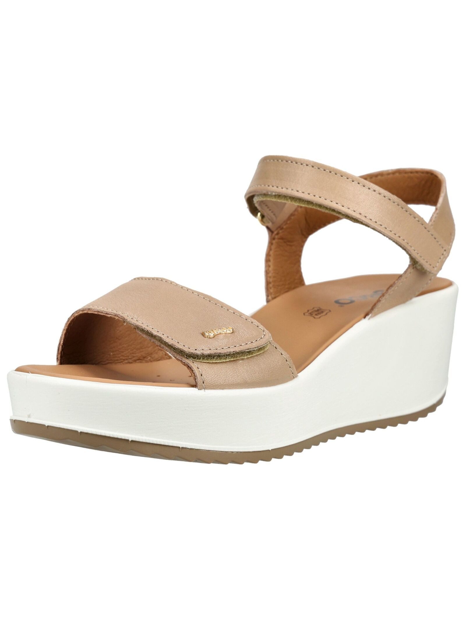 Sandalen Leder . Keilsandalette