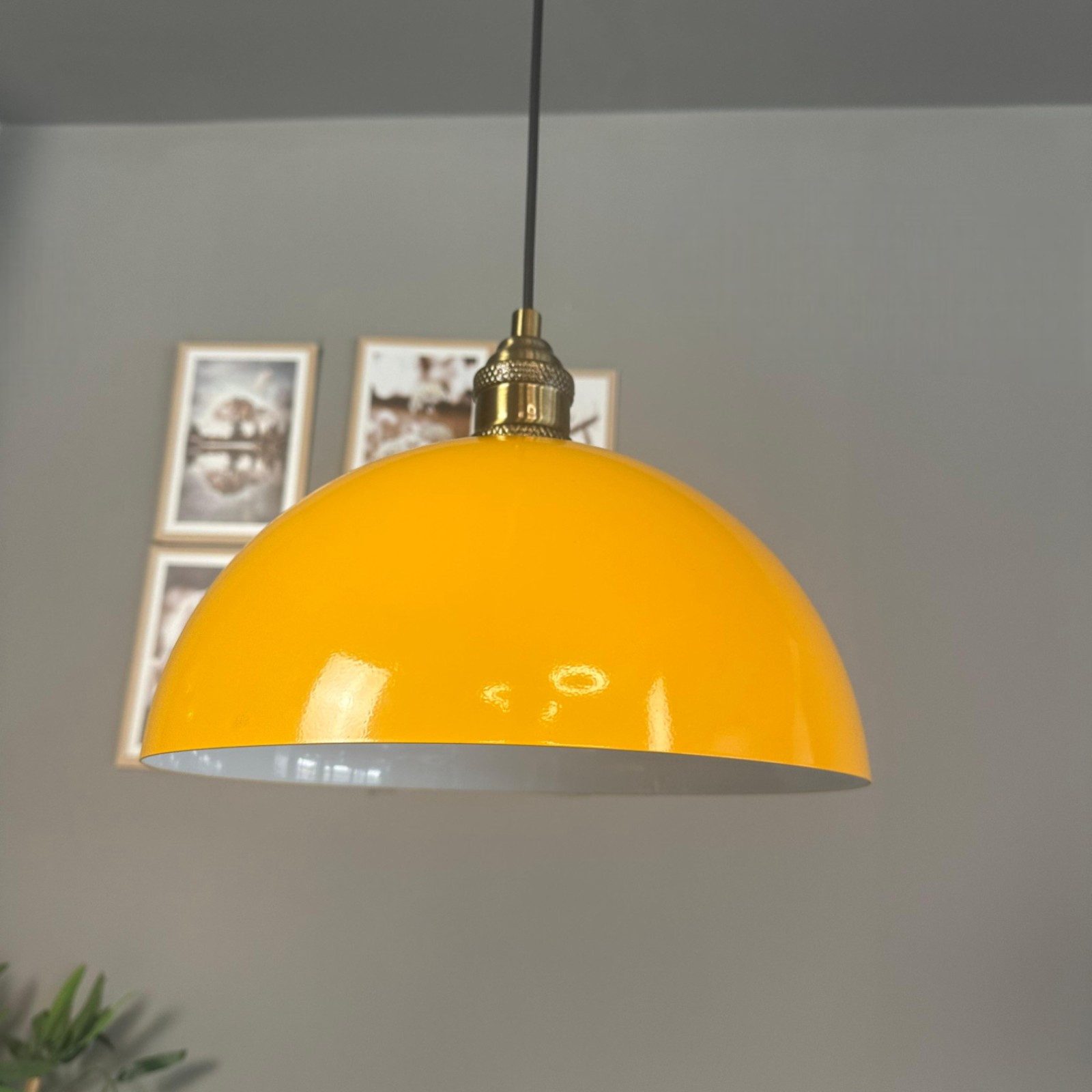 Bamyum Pendelleuchte Pendelleuchte Yimpi Tulpe Metall Ø30cm, Modern Hängelampe, ohne Leuchtmittel