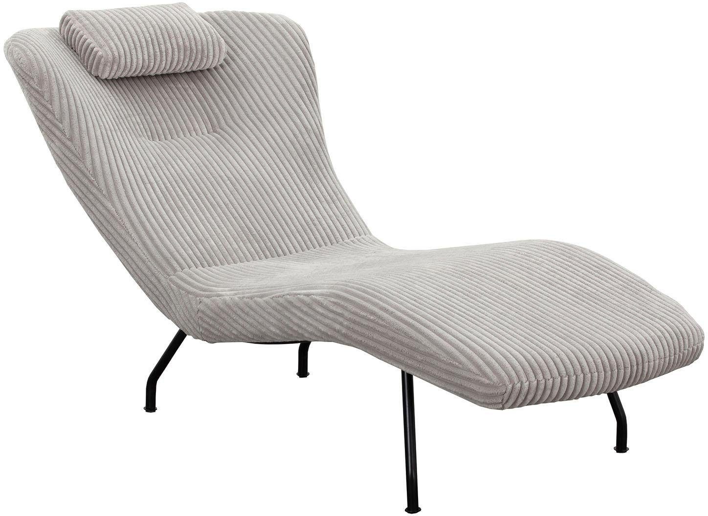 SalesFever Relaxsessel, mit modernem Cord Bezug, gemütliche Relaxliege | Sessel