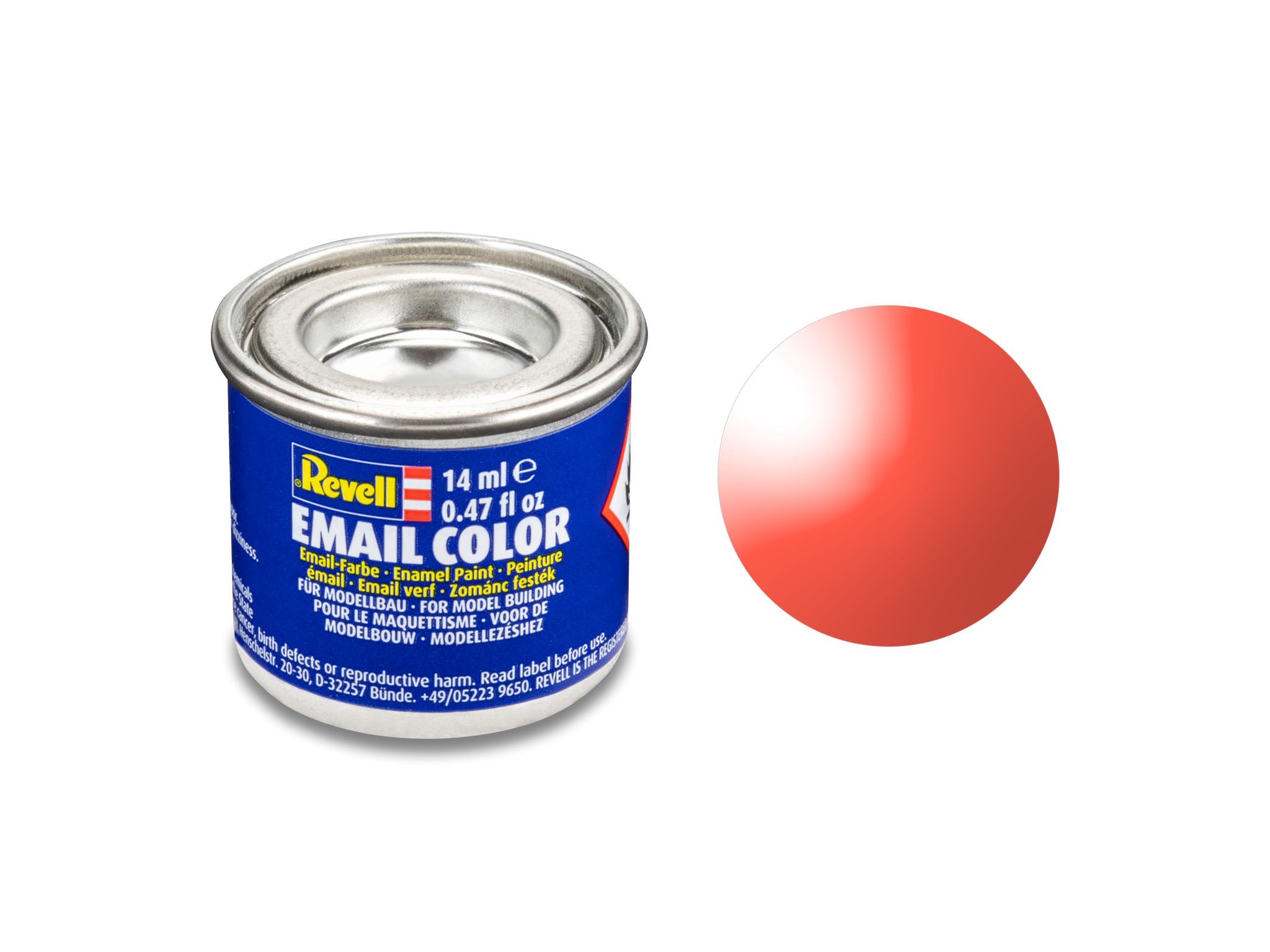 Revell® Modellbausatz Revell 32731 rot, klar 14ml Dose
