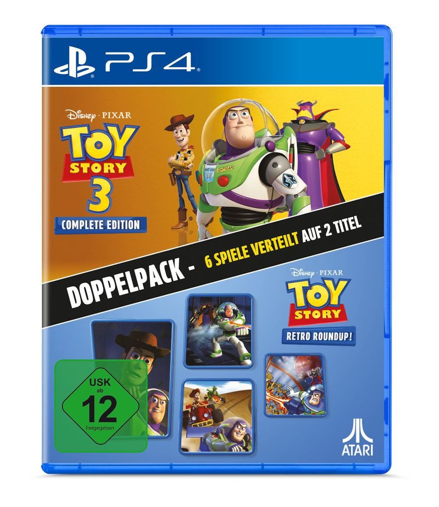 Toy Story: Retro Roundup! + Toy Story 3 Complete Edition Double Pack (Blu-ray Disc), PlayStation 4