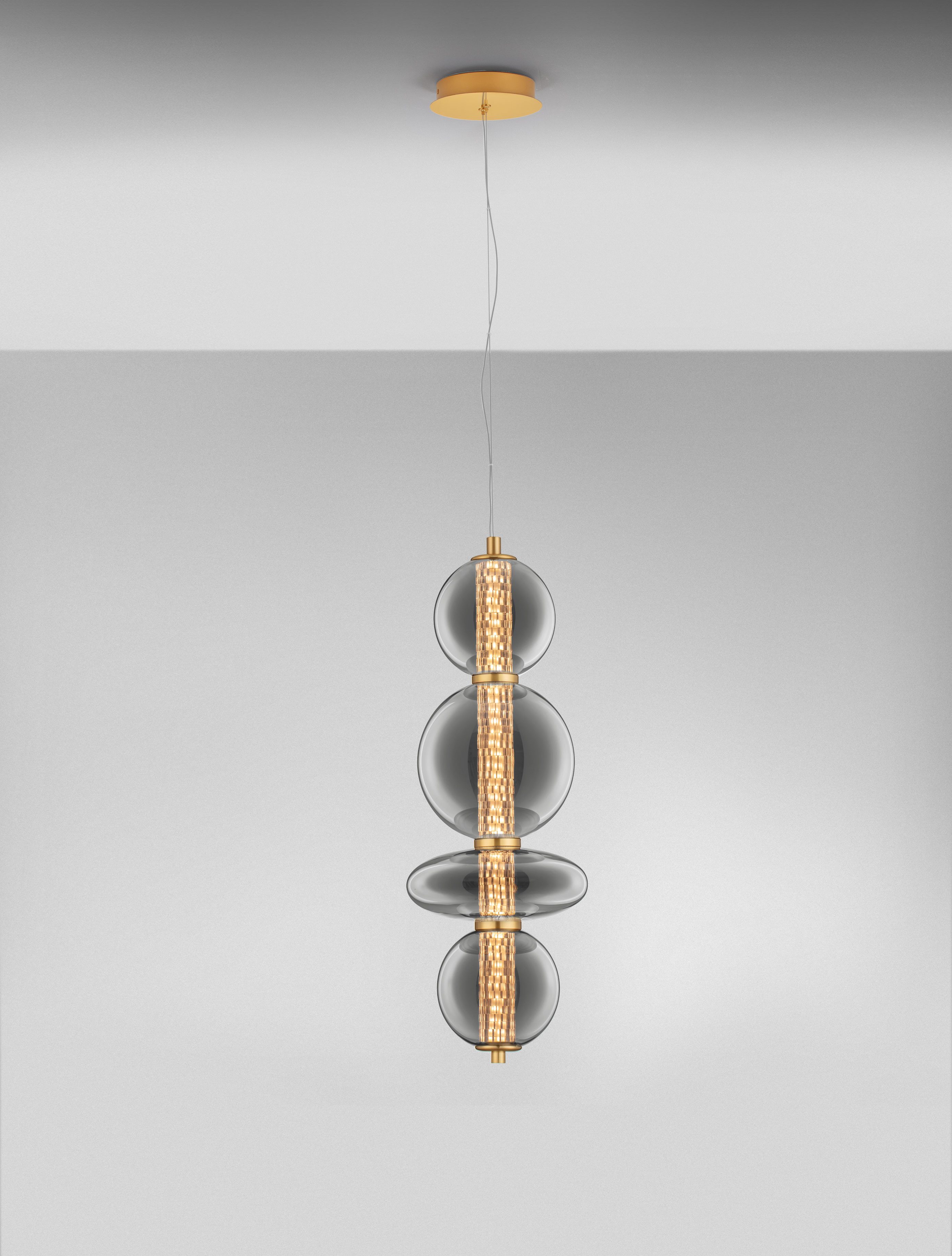 Nova Luce Pendelleuchte NAVI, Warmweiß