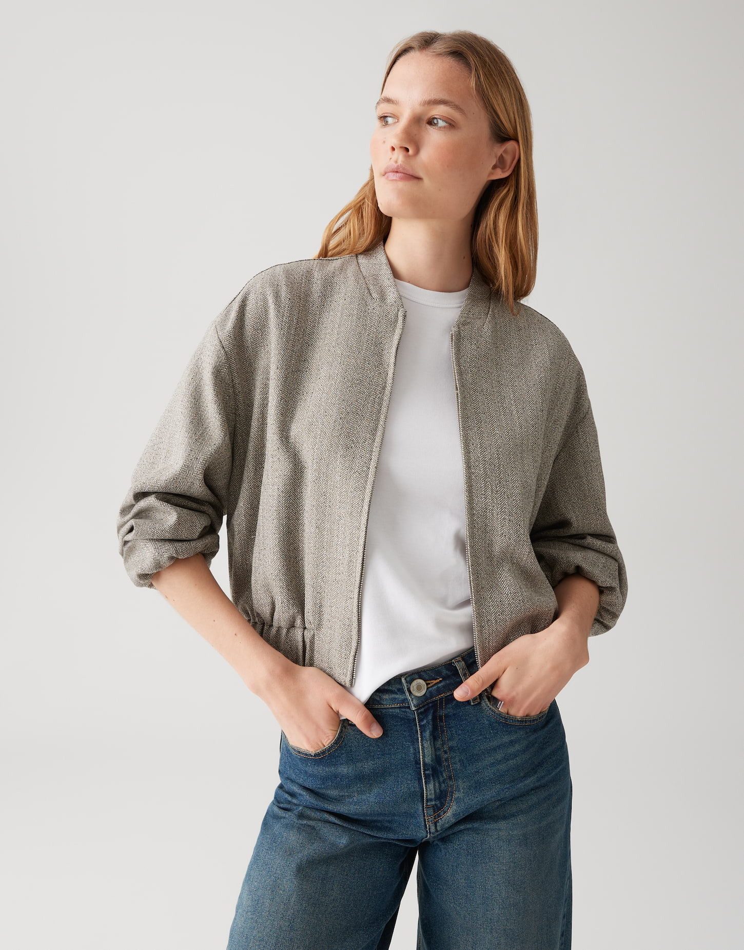 OPUS Jackenblazer JALEA HERRINGBONE im Fischgratmuster günstig online kaufen