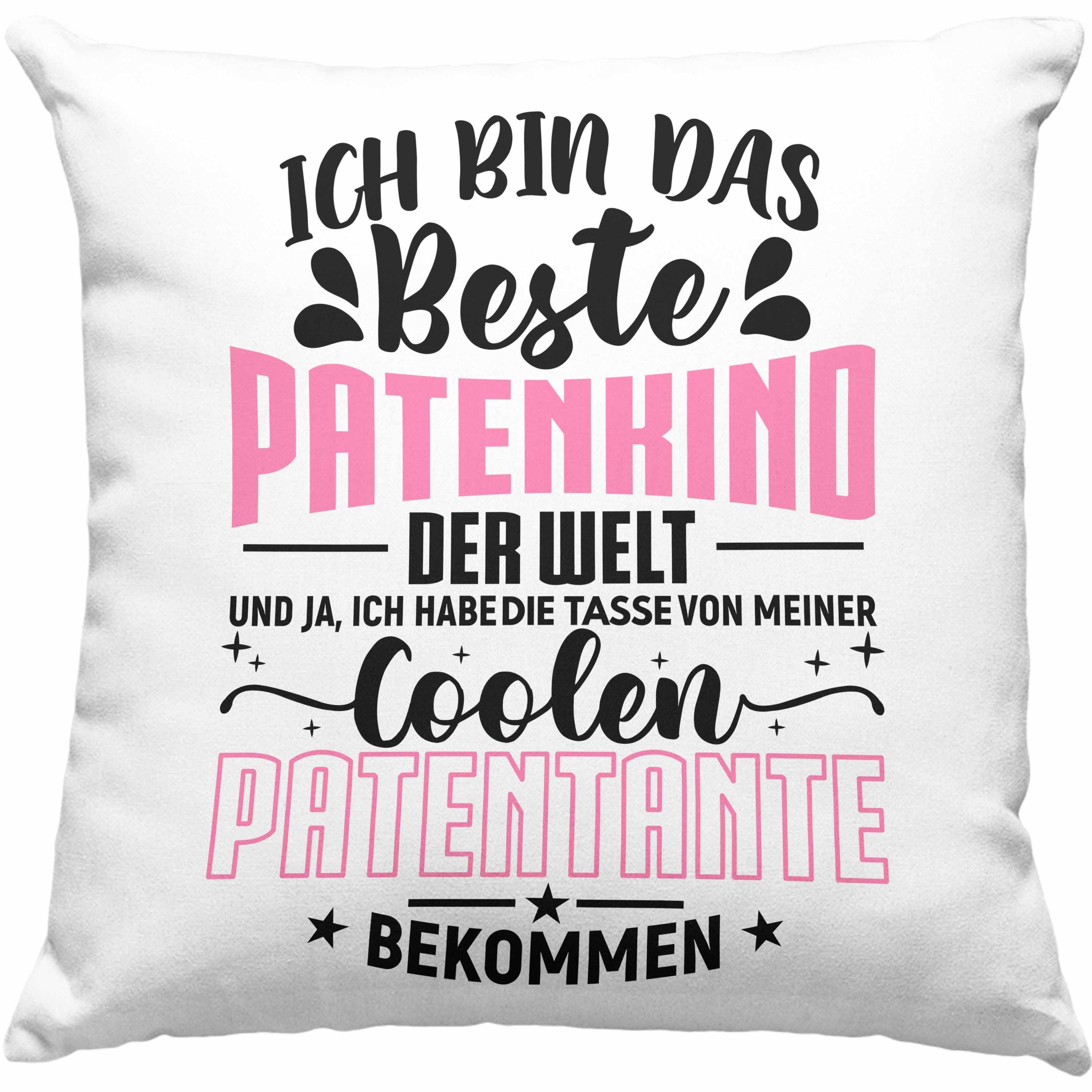 Trendation Dekokissen Trendation Geschenk für Patenkind Kissen