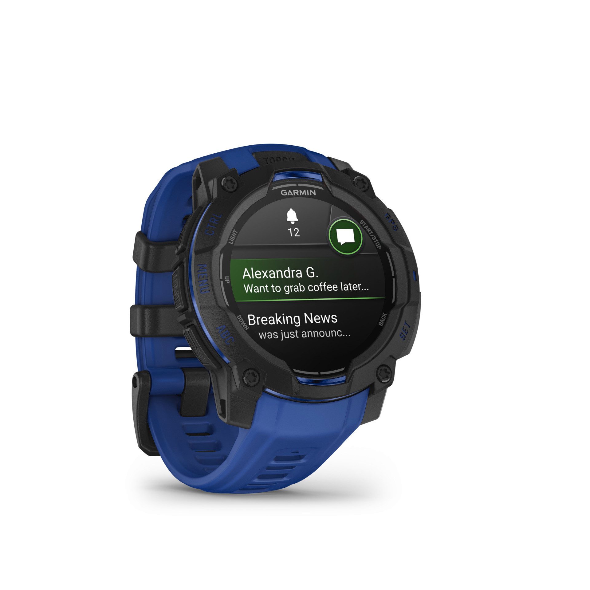 Garmin Instinct 3 AMOLED Smartwatch (3 cm/1,2 Zoll, Garmin)