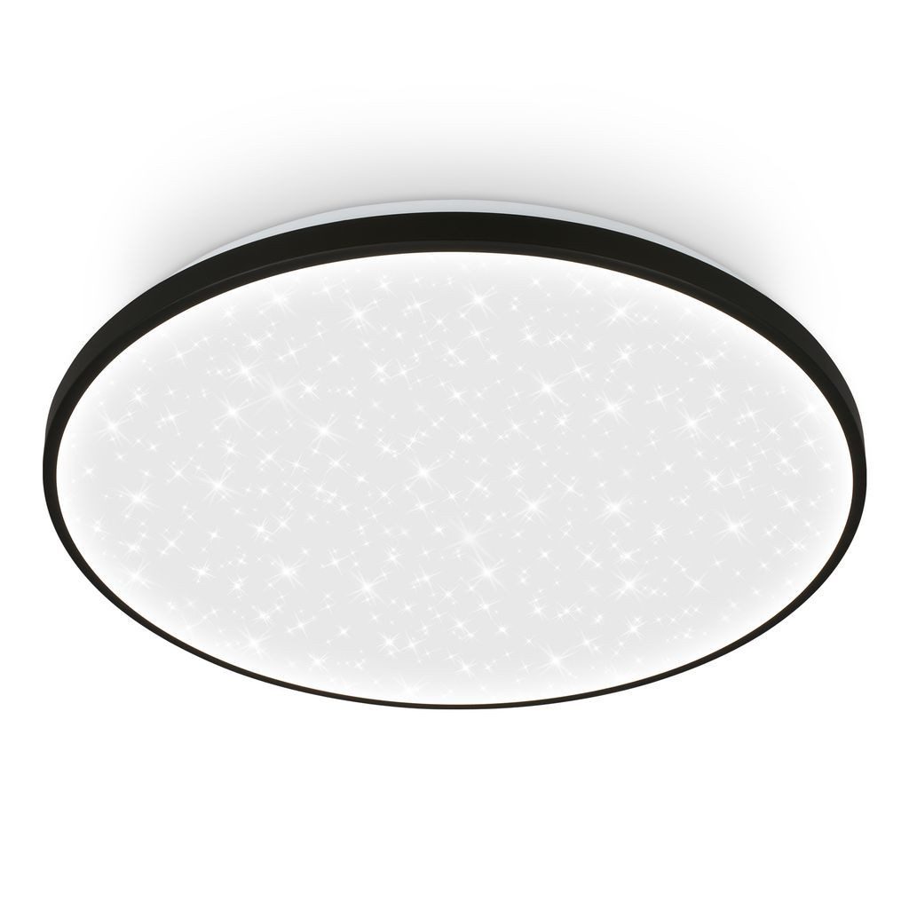 Briloner Leuchten LED Deckenleuchte LED Deckenlampe Dimmbar Sternenhimmel, LED fest integriert, 4000K - Neutralweiß, 48x6,5 cm, Wohnzimmer, Schlafzimmer, Flur