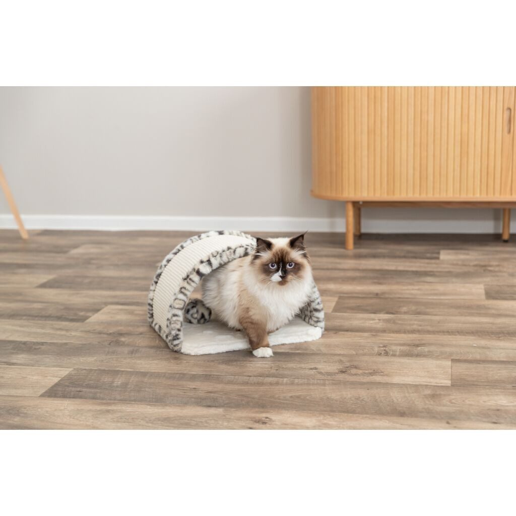 TRIXIE Kratzmatte Kratzbrücke Leo - creme - 25 cm