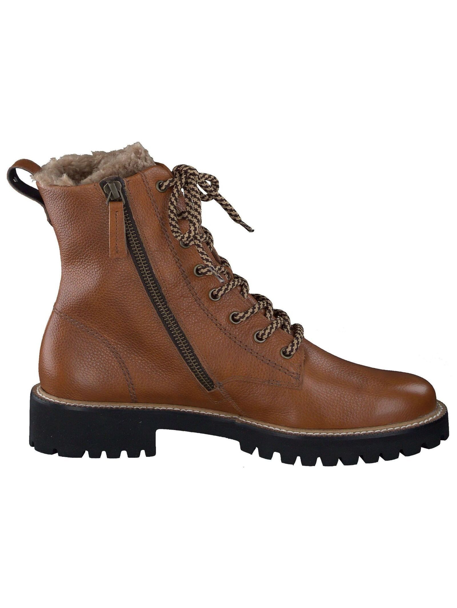 Paul Green Paul Green Stiefelette Glattleder Schnürstiefelette