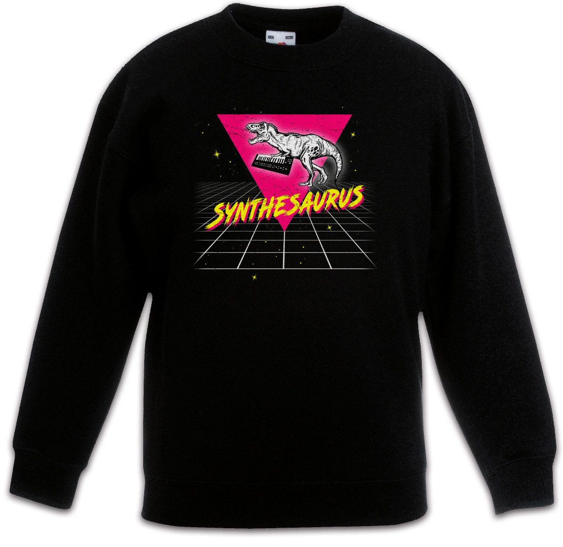 Urban Backwoods Sweatshirt Synthesaurus I Kinderpullover Synthesizer Electro Techno LFO Musik (1-tlg) Music DJ MC Elektro