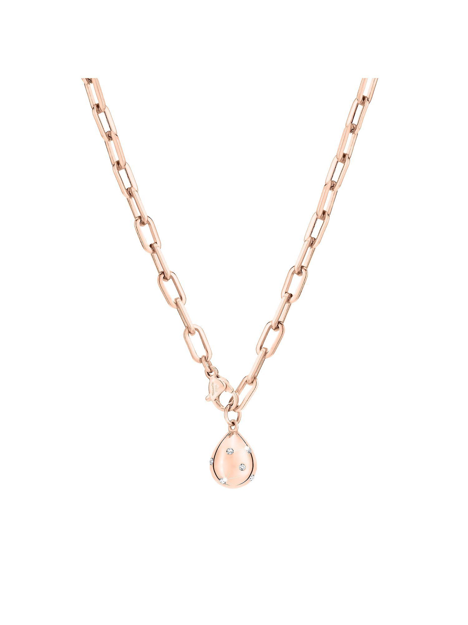 Tamaris Edelstahlkette Tamaris Damen-Kette Edelstahl Farbstein