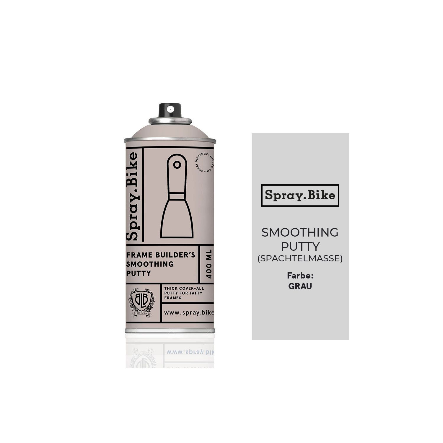 Spray.Bike Sprühflasche Rahmen Spachtelmasse Spraydose, UV-resistent, wetterfest