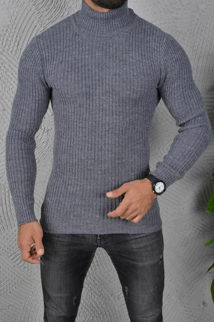 Megaman Jeans Rollkragenpullover Herren Rollkragenpullover Rollkragen Pulli Shirt in Premium Qualität