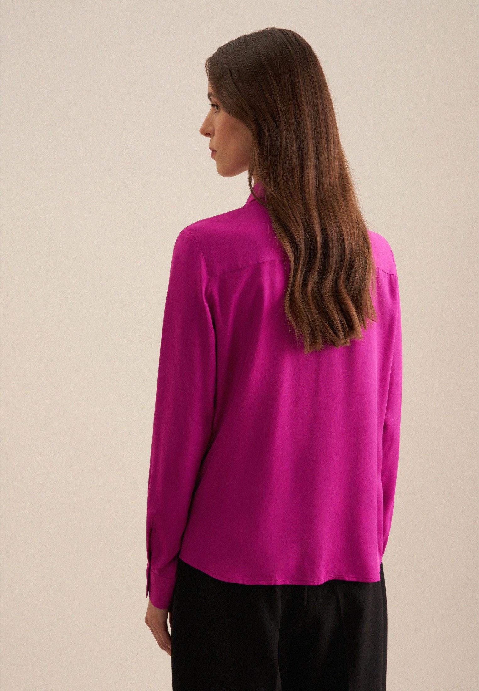seidensticker Hemdbluse Schwarze Rose 1/1 Kragen günstig online kaufen