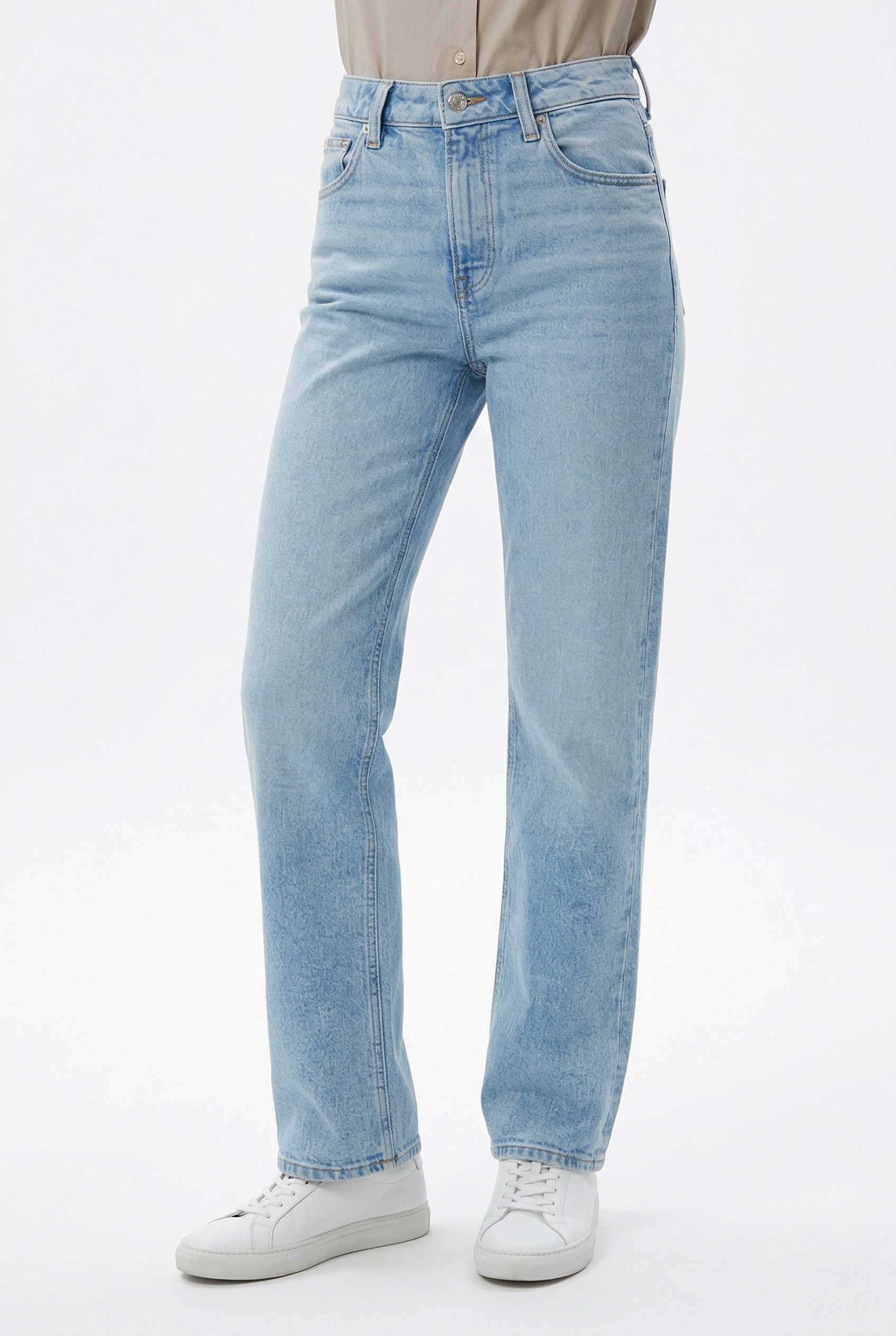 Calvin Klein Jeans Straight-Jeans Mit Gürtelschlaufen
