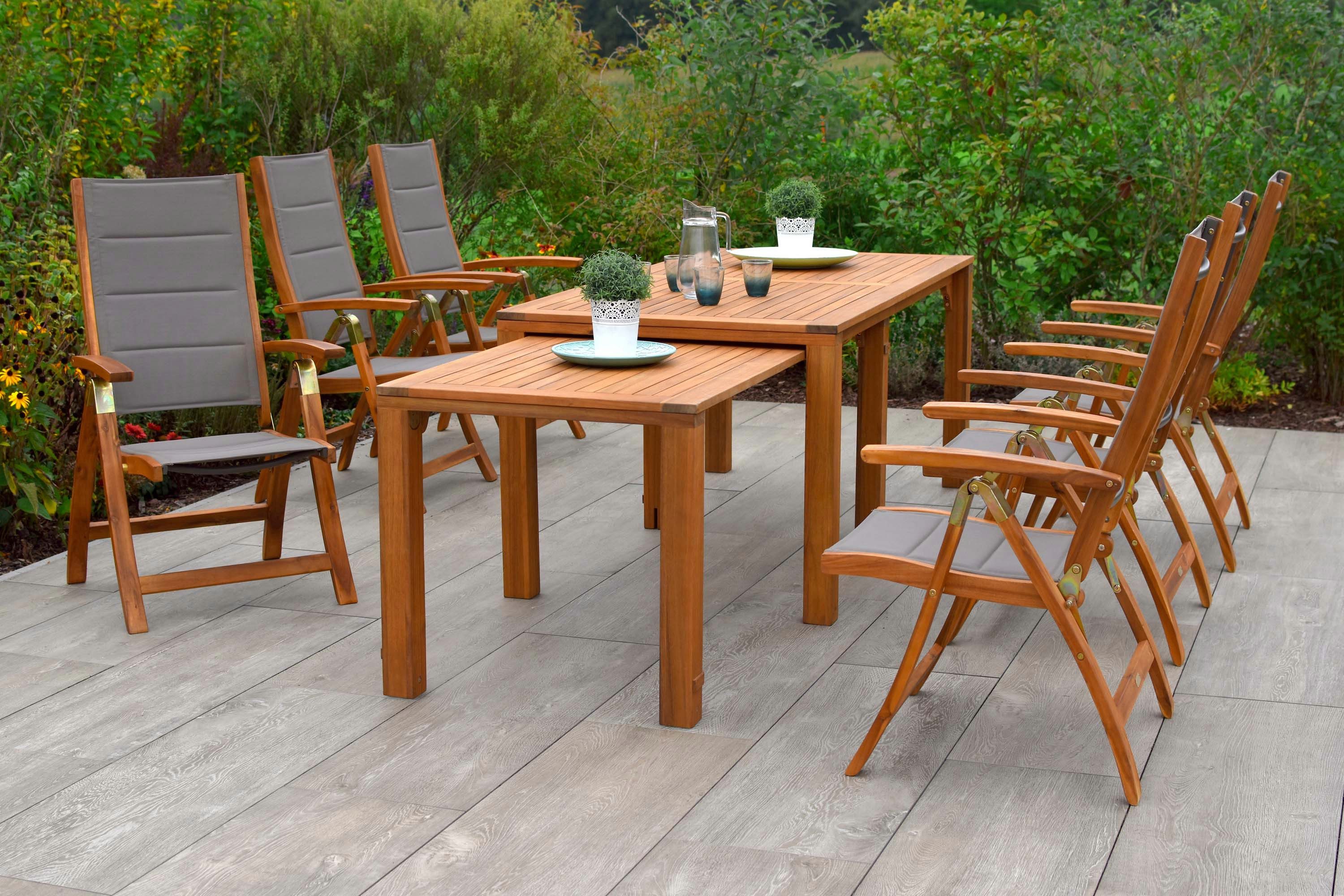 MERXX Garten-Essgruppe Acapulco, (7-tlg)