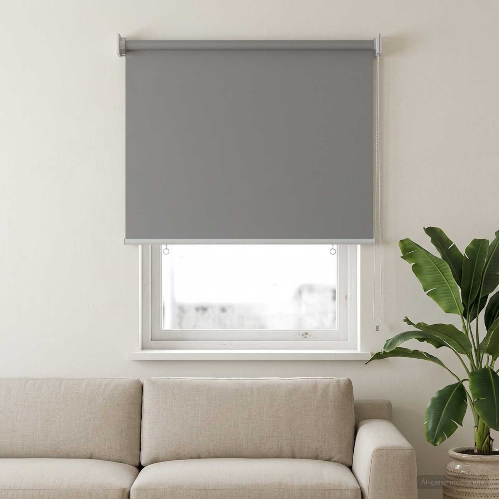 Rollo Außen-Rollos mit UV-Schutz Hellgrau 65 x 140 cm (B x H), vidaXL