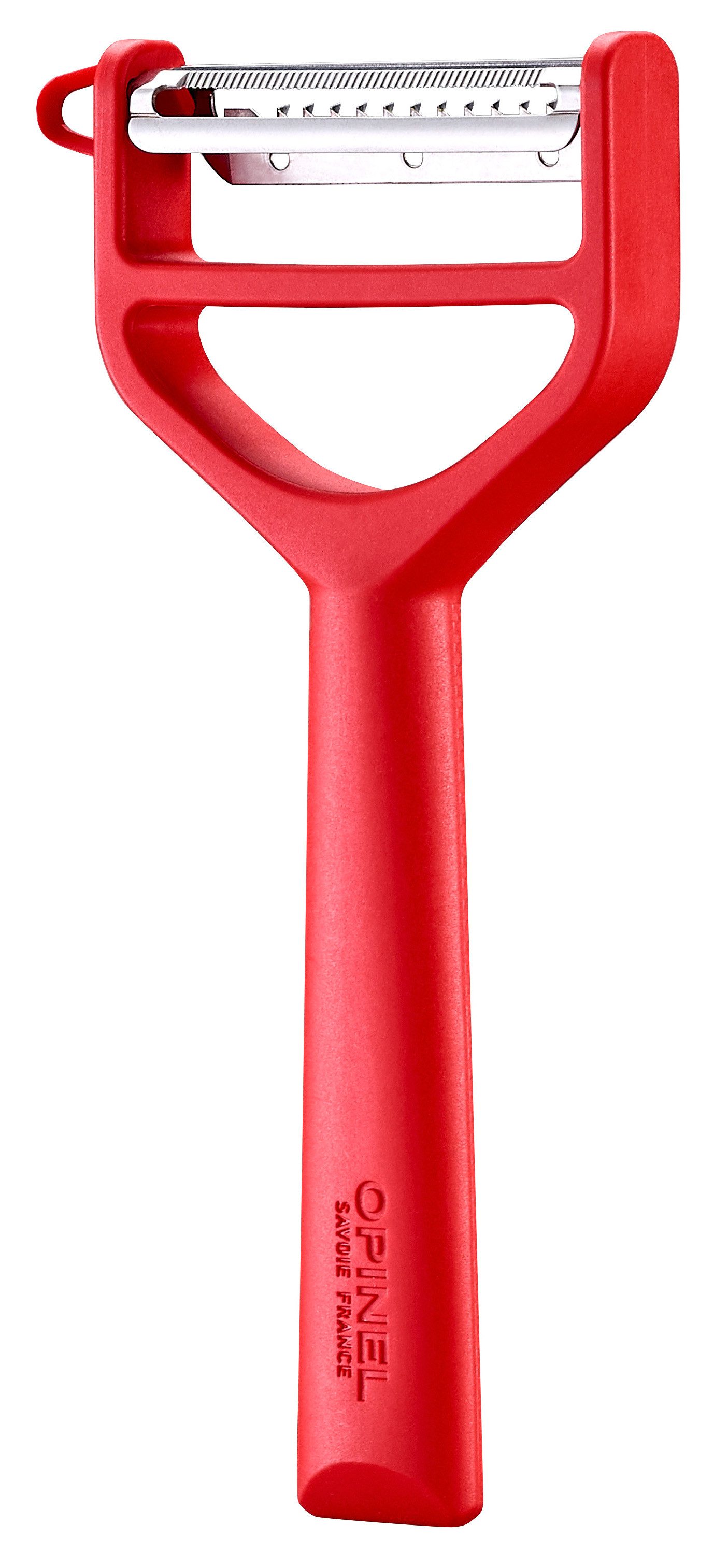 Opinel Schälmesser Opinel T-DUO Sparschäler, rot, blau, grün, Opinel T-DUO Sparschäler, Edelstahl, rostfrei