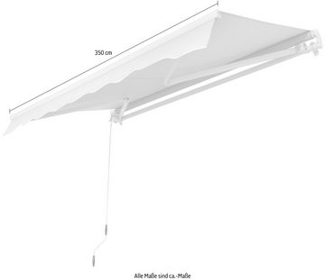 KONIFERA Gelenkarmmarkise Breite/Ausfall: 350/200 cm, Neigungswinkel verstellbar