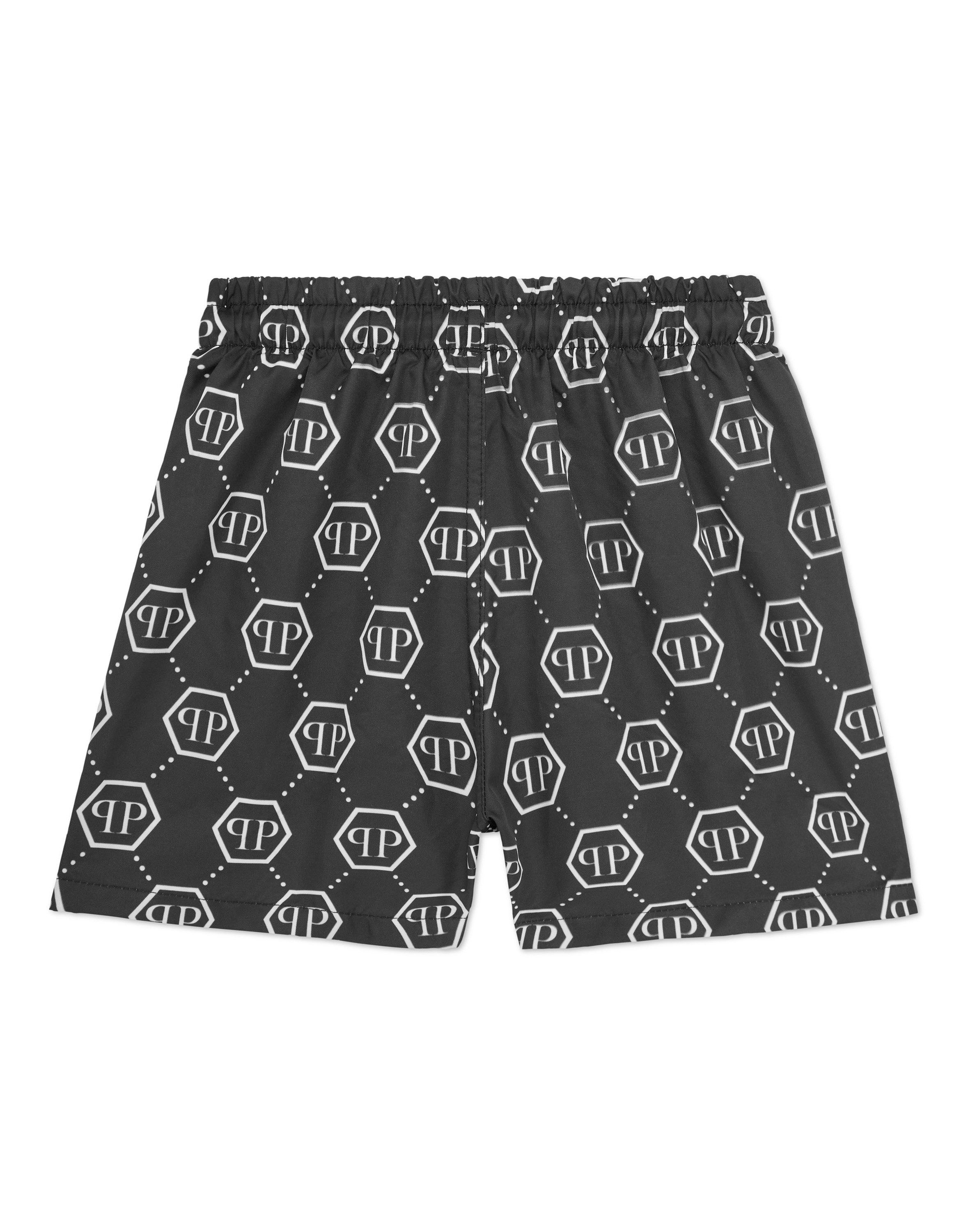 PHILIPP PLEIN Badehose Monogram