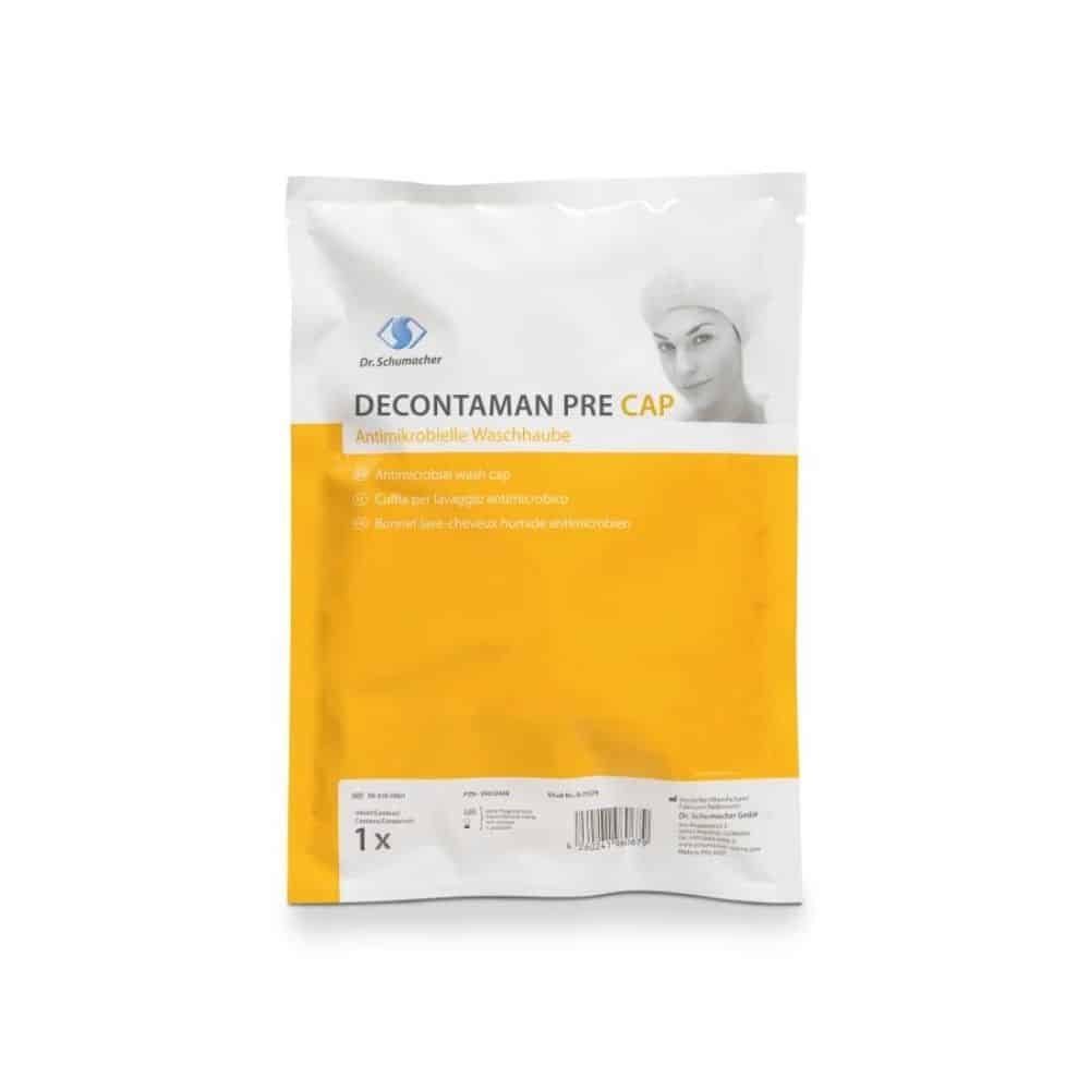 Dr. Schumacher Schumacher Cap Einmal-Waschhandschuh Dr. Haube Decontaman - Pre