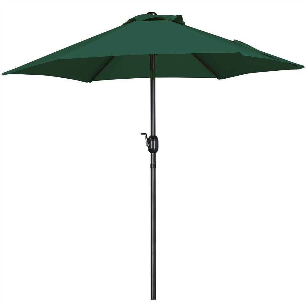 Yaheetech Sonnenschirm ∅ 222,5/261/294/326,5 cm, Gartenschirm mit Kurbel, N günstig online kaufen
