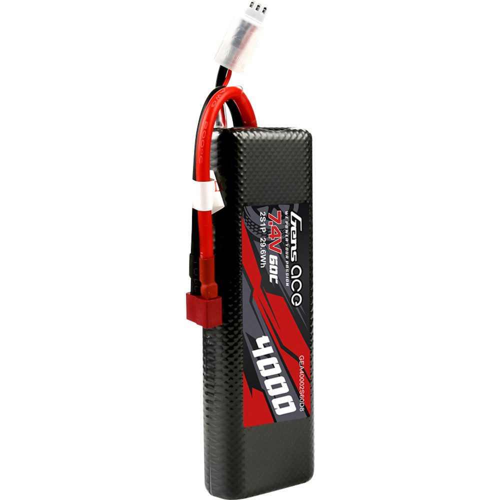 Gens ace Gens ace Modellbau-Akkupack (LiPo) 7.4 V 4000 mAh Hardcase T-Stecksyst Akku 4000 mAh (7.40 V)