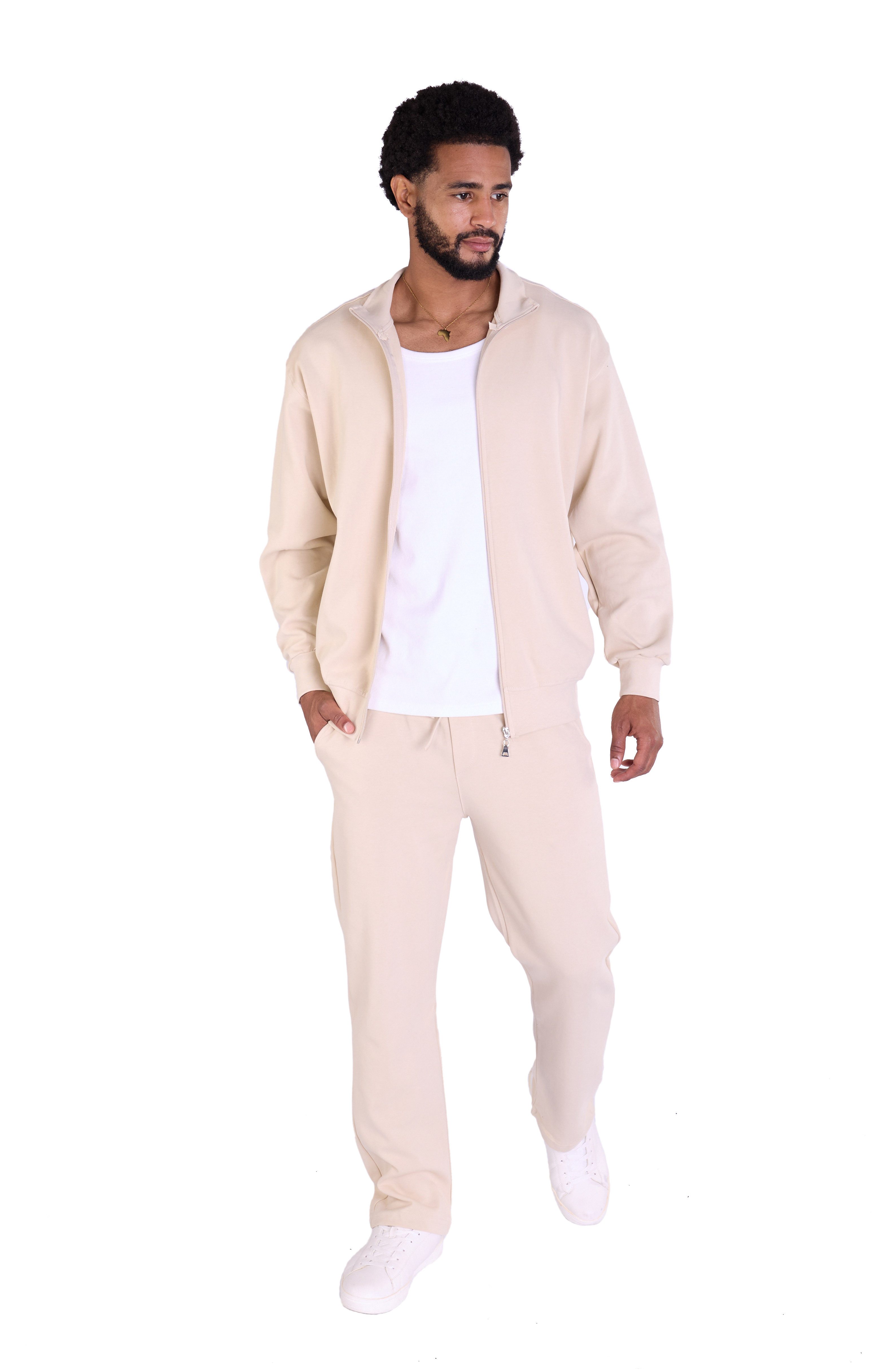 Denim Distriqt Jogginganzug Feiner sportlicher Jogginganzug günstig online kaufen
