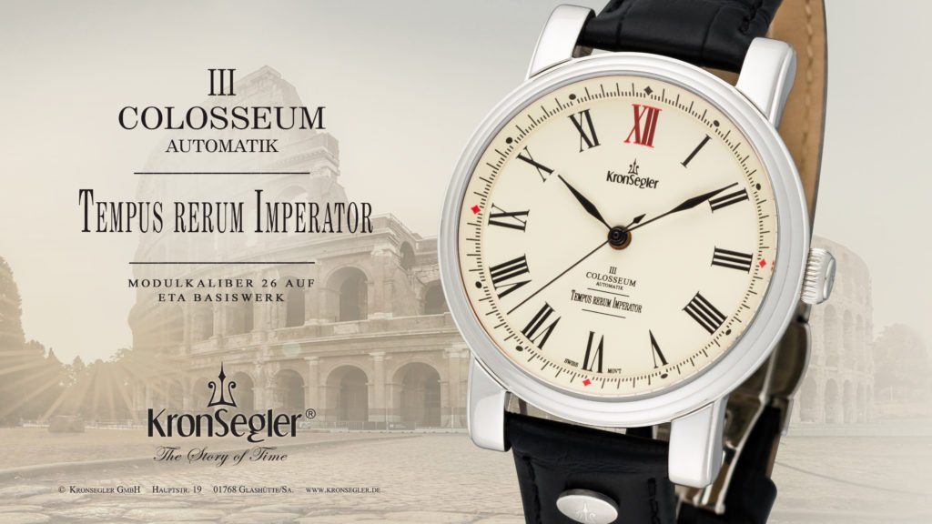 Kronsegler Automatikuhr Colosseum III Armbanduhr m. günstig online kaufen