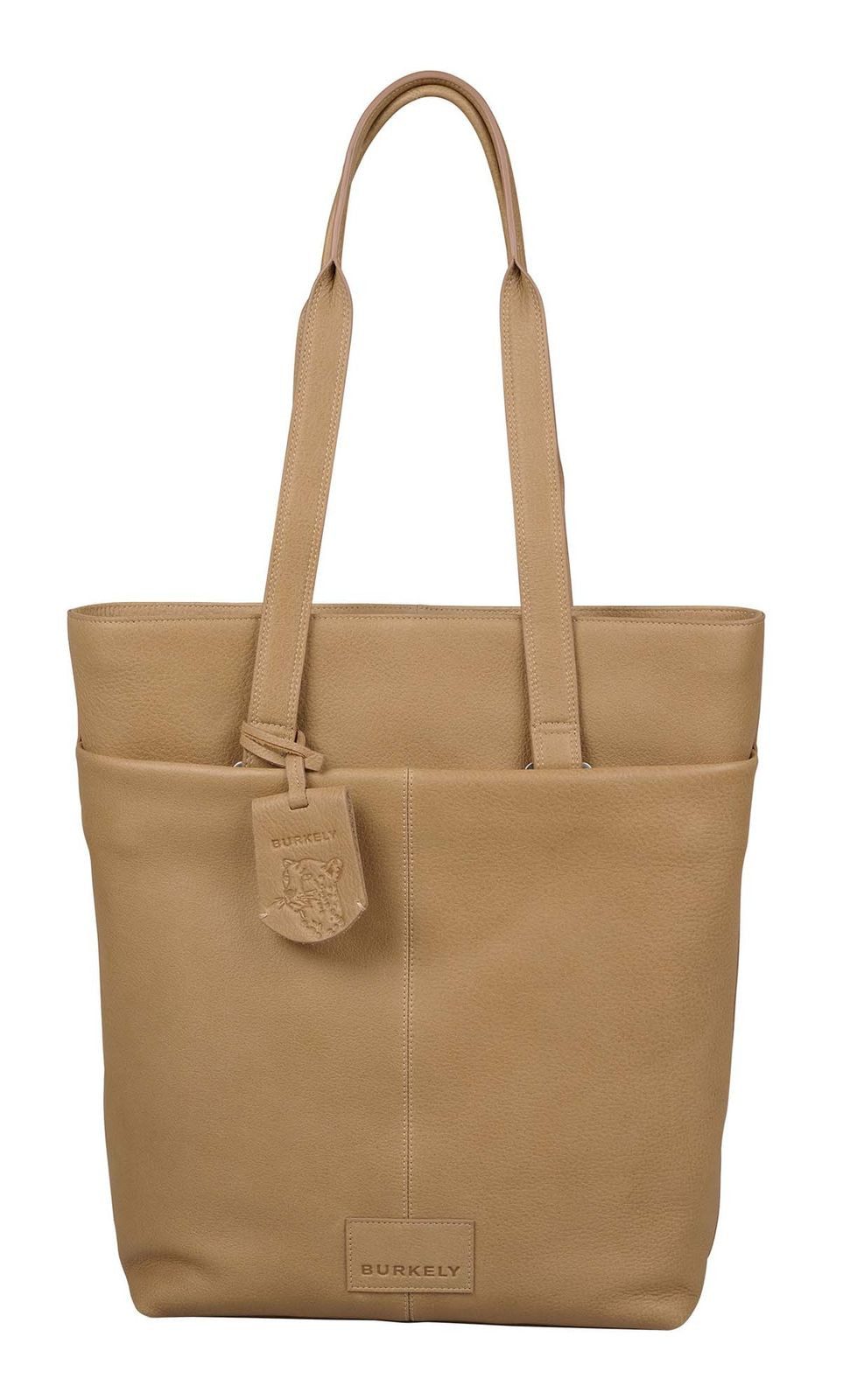 Burkely Rucksack Backpack Shopper (Set, 2-tlg), aus echtem Leder