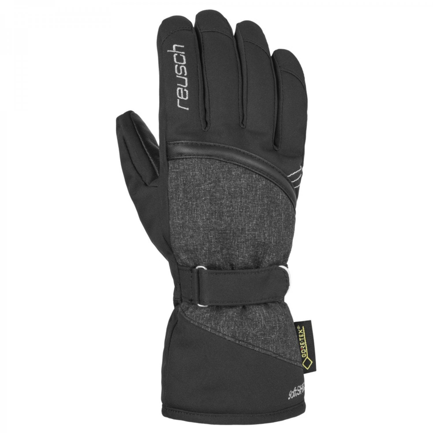 Skihandschuhe Damen Skihandschuhe Alexa GTX® black melange/silver