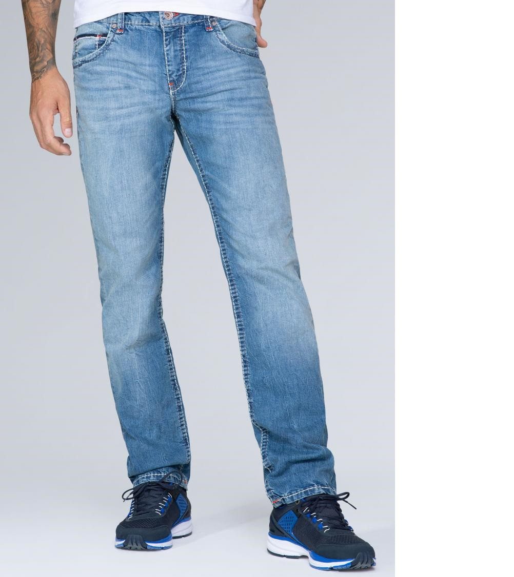 CAMP DAVID Comfort-fit-Jeans Straight Leg Jeans günstig online kaufen