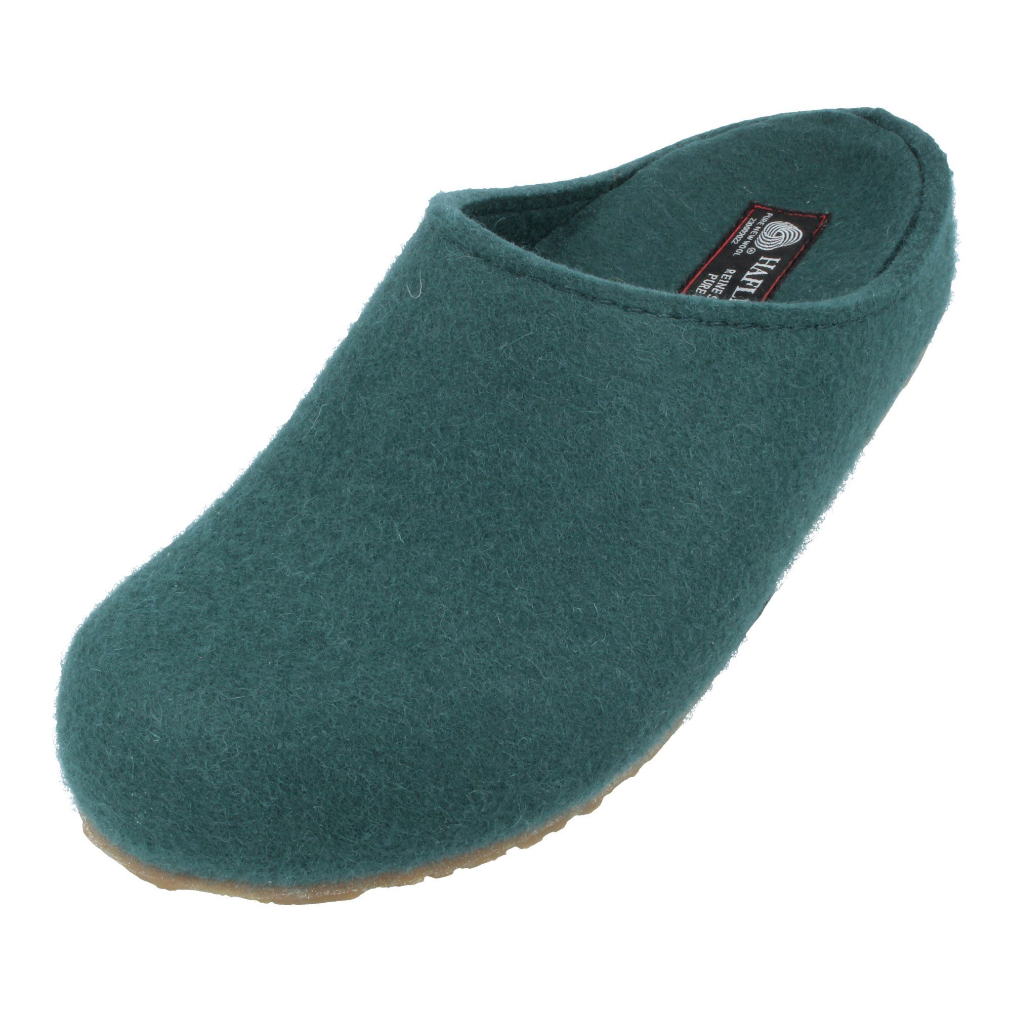 Haflinger Michl Filzclog aus reinem Wollfilz mit Wechselfussbett Hausschuh