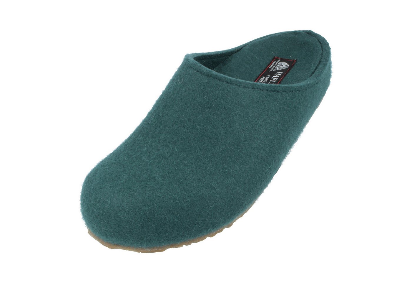 Haflinger Haflinger Michl Filzclog aus reinem Wollfilz mit Wechselfussbett Hausschuh
