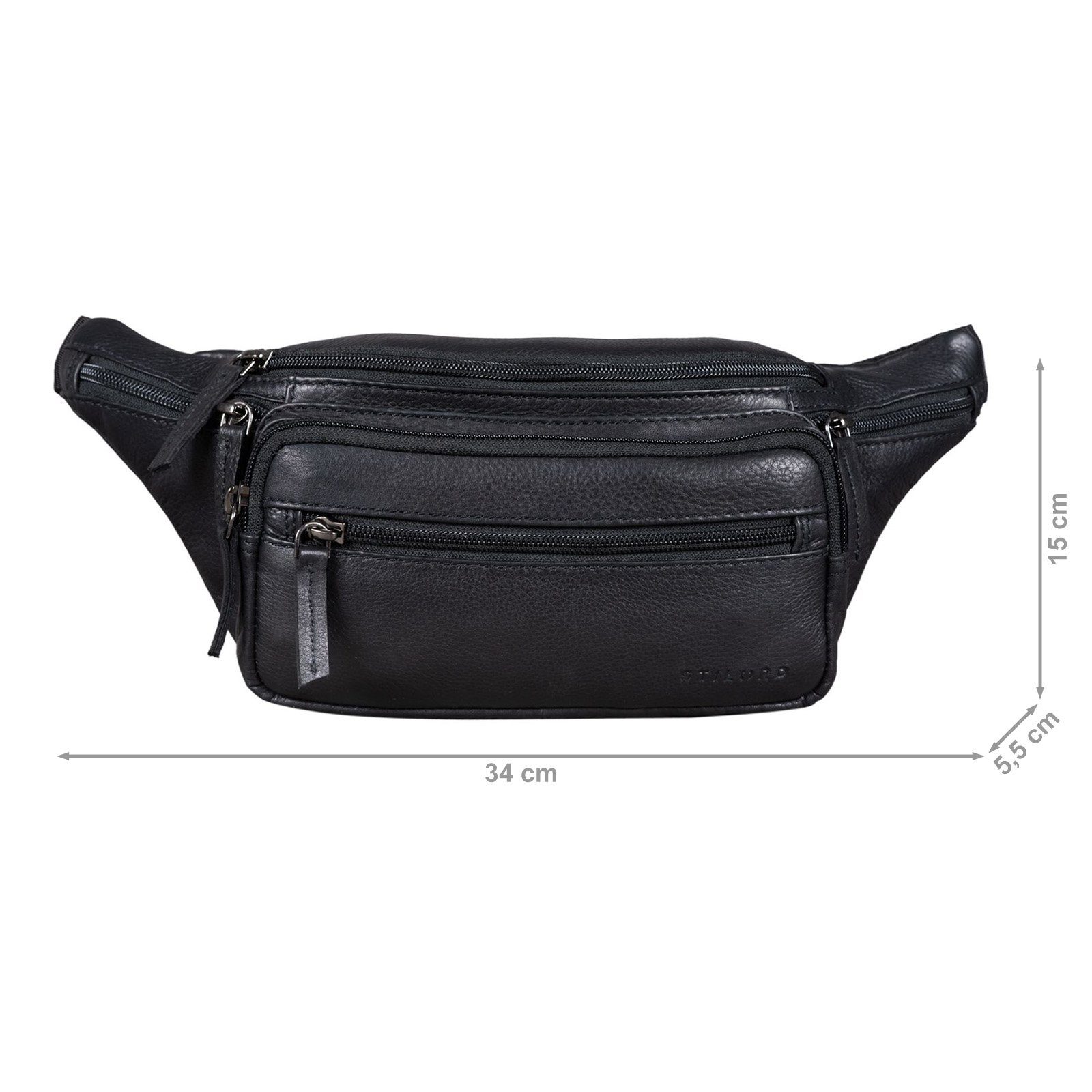 STILORD Bauchtasche "Zion" Vintage Gürteltasche Echtleder Bauchtasche
