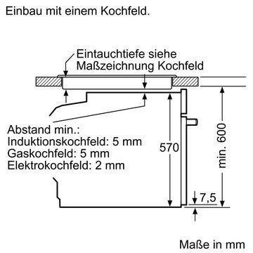 BOSCH Induktions Herd-Set HND611VS66, mit Backwagen