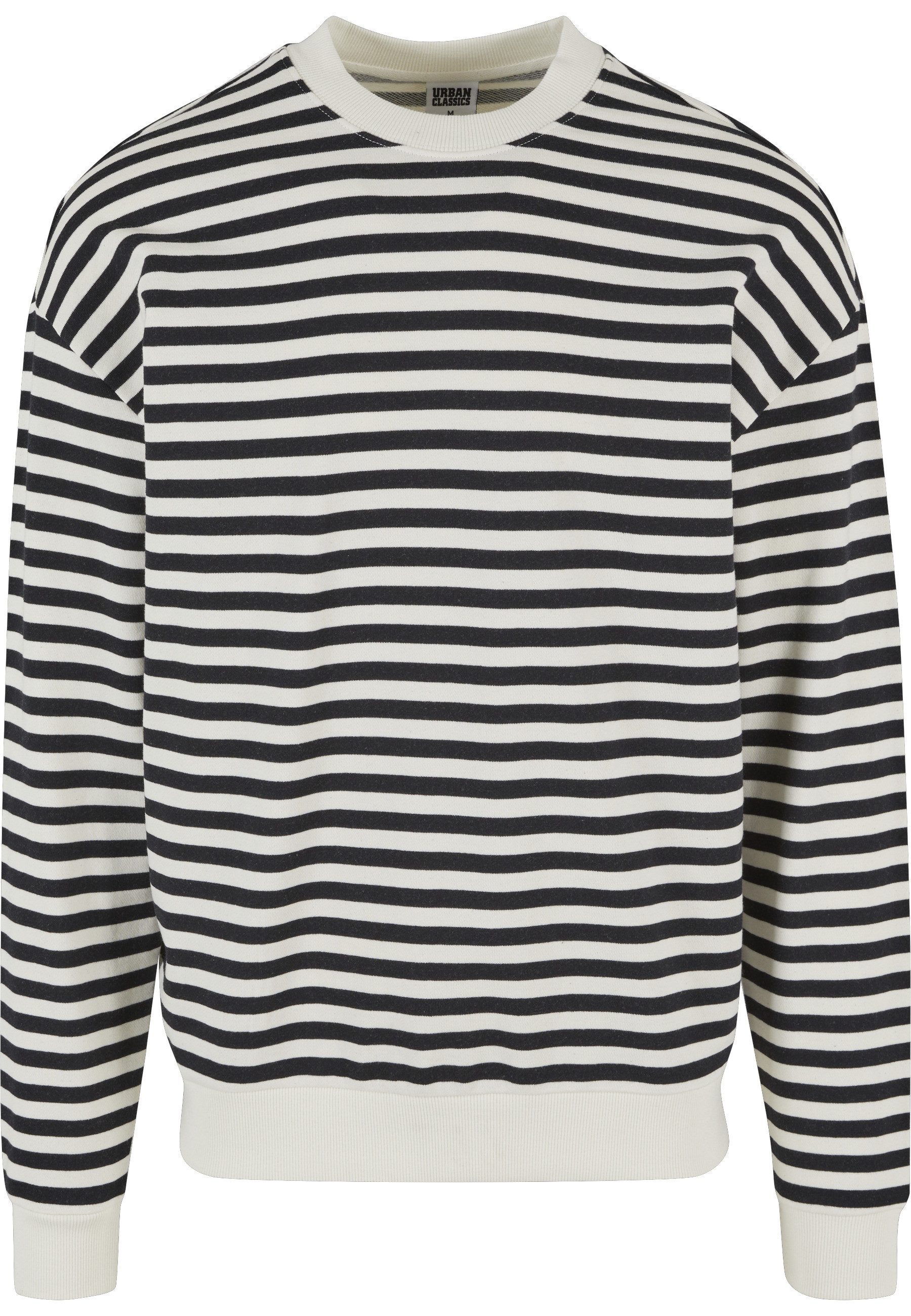 Rundhalspullover Urban Classics Herren Striped Crewneck